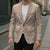 Beige Palaka Quilt Hawaii Blazer Traditional Hawaii-plaid Pattern - Polynesian Pride