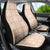 Beige Palaka Quilt Hawaii Car Seat Cover Traditional Hawaii-plaid Pattern - Polynesian Pride