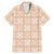 Beige Palaka Quilt Hawaii Family Matching Mermaid Dress and Hawaiian Shirt Traditional Hawaii-plaid Pattern - Polynesian Pride
