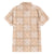 Beige Palaka Quilt Hawaii Family Matching Off The Shoulder Long Sleeve Dress and Hawaiian Shirt Traditional Hawaii-plaid Pattern - Polynesian Pride