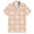 Beige Palaka Quilt Hawaii Family Matching Off Shoulder Maxi Dress and Hawaiian Shirt Traditional Hawaii-plaid Pattern - Polynesian Pride