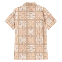 Beige Palaka Quilt Hawaii Hawaiian Shirt Traditional Hawaii-plaid Pattern - Polynesian Pride