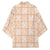 Beige Palaka Quilt Hawaii Kimono Traditional Hawaii-plaid Pattern - Polynesian Pride