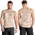 Beige Palaka Quilt Hawaii Men Tank Top Traditional Hawaii-plaid Pattern - Polynesian Pride