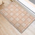 Beige Palaka Quilt Hawaii Rubber Doormat Traditional Hawaii-plaid Pattern - Polynesian Pride