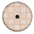 Beige Palaka Quilt Hawaii Spare Tire Cover Traditional Hawaii-plaid Pattern - Polynesian Pride