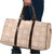 Beige Palaka Quilt Hawaii Travel Bag Traditional Hawaii-plaid Pattern - Polynesian Pride
