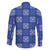 Royal Blue Palaka Quilt Hawaii Family Matching Puletasi and Hawaiian Shirt Traditional Hawaii-plaid Pattern - Polynesian Pride