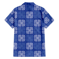 Royal Blue Palaka Quilt Hawaii Hawaiian Shirt Traditional Hawaii-plaid Pattern - Polynesian Pride