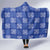 Royal Blue Palaka Quilt Hawaii Hooded Blanket Traditional Hawaii-plaid Pattern - Polynesian Pride