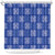 Royal Blue Palaka Quilt Hawaii Shower Curtain Traditional Hawaii-plaid Pattern - Polynesian Pride