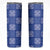 Royal Blue Palaka Quilt Hawaii Skinny Tumbler Traditional Hawaii-plaid Pattern - Polynesian Pride