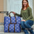 Royal Blue Palaka Quilt Hawaii Travel Bag Traditional Hawaii-plaid Pattern - Polynesian Pride