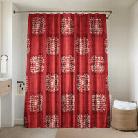 Red Palaka Quilt Hawaii Bathroom Set Traditional Hawaii-plaid Pattern - Polynesian Pride