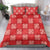 Red Palaka Quilt Hawaii Bedding Set Traditional Hawaii-plaid Pattern - Polynesian Pride