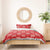 Red Palaka Quilt Hawaii Bedding Set Traditional Hawaii-plaid Pattern - Polynesian Pride