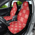 Red Palaka Quilt Hawaii Car Seat Cover Traditional Hawaii-plaid Pattern - Polynesian Pride