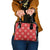 Red Palaka Quilt Hawaii Shoulder Handbag Traditional Hawaii-plaid Pattern - Polynesian Pride