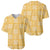 Yellow Palaka Quilt Hawaii Baseball Jersey Traditional Hawaii-plaid Pattern - Polynesian Pride