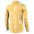 Yellow Palaka Quilt Hawaii Button Sweatshirt Traditional Hawaii-plaid Pattern - Polynesian Pride