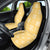 Yellow Palaka Quilt Hawaii Car Seat Cover Traditional Hawaii-plaid Pattern - Polynesian Pride