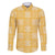Yellow Palaka Quilt Hawaii Family Matching Tank Maxi Dress and Hawaiian Shirt Traditional Hawaii-plaid Pattern - Polynesian Pride