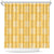 Yellow Palaka Quilt Hawaii Shower Curtain Traditional Hawaii-plaid Pattern - undefined