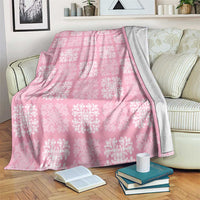 Pink Palaka Quilt Hawaii Blanket Traditional Hawaii-plaid Pattern - Polynesian Pride