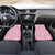 Pink Palaka Quilt Hawaii Car Mats Traditional Hawaii-plaid Pattern - Polynesian Pride