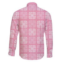 Pink Palaka Quilt Hawaii Family Matching Mermaid Dress and Hawaiian Shirt Traditional Hawaii-plaid Pattern LT14 - Polynesian Pride