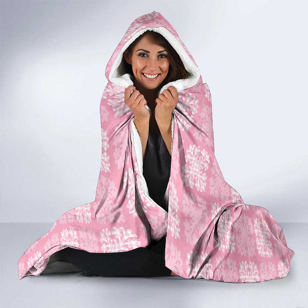 Pink Palaka Quilt Hawaii Hooded Blanket Traditional Hawaii-plaid Pattern - Polynesian Pride