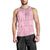 Pink Palaka Quilt Hawaii Men Tank Top Traditional Hawaii-plaid Pattern - Polynesian Pride