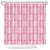 Pink Palaka Quilt Hawaii Shower Curtain Traditional Hawaii-plaid Pattern - Polynesian Pride