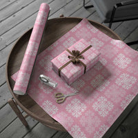 Pink Palaka Quilt Hawaii Wrapping Paper Traditional Hawaii-plaid Pattern - Polynesian Pride