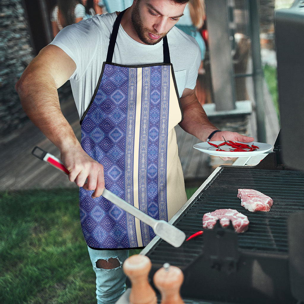 Mabuhay Philippines Festival Apron Yakan Modern Filipiniana Inspired LT14 - Polynesian Pride