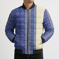 Mabuhay Philippines Festival Bomber Puffer Jacket Yakan Modern Filipiniana Inspired LT14 - Polynesian Pride