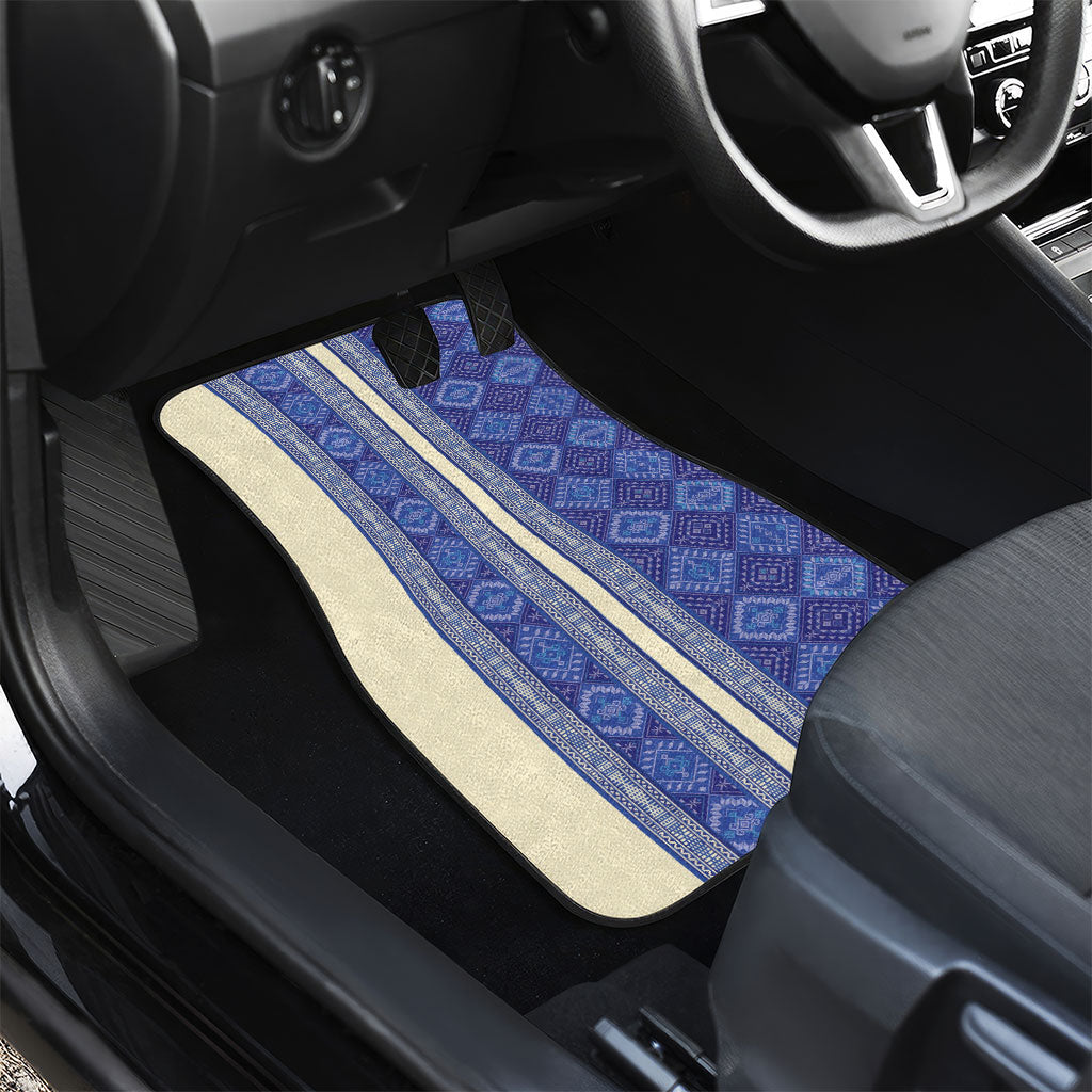 Mabuhay Philippines Festival Car Mats Yakan Modern Filipiniana Inspired LT14 - Polynesian Pride