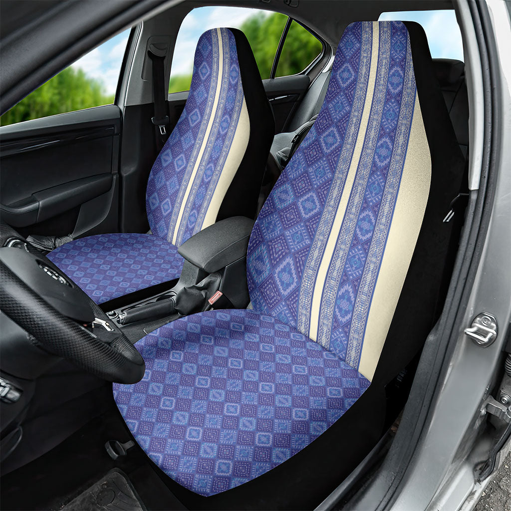 Mabuhay Philippines Festival Car Seat Cover Yakan Modern Filipiniana Inspired LT14 - Polynesian Pride