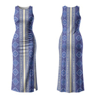 Mabuhay Philippines Festival Couples Matching Tank Maxi Dress and Hawaiian Shirt Yakan Modern Filipiniana Inspired LT14 - Polynesian Pride