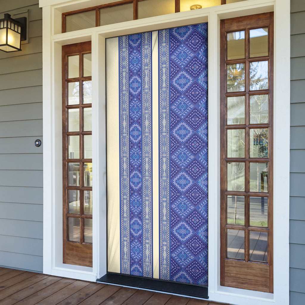 Mabuhay Philippines Festival Door Cover Yakan Modern Filipiniana Inspired LT14 - Polynesian Pride