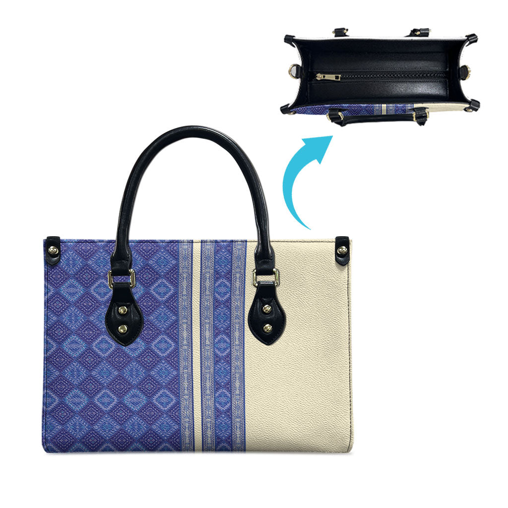 Mabuhay Philippines Festival Leather Bag Yakan Modern Filipiniana Inspired LT14 - Polynesian Pride