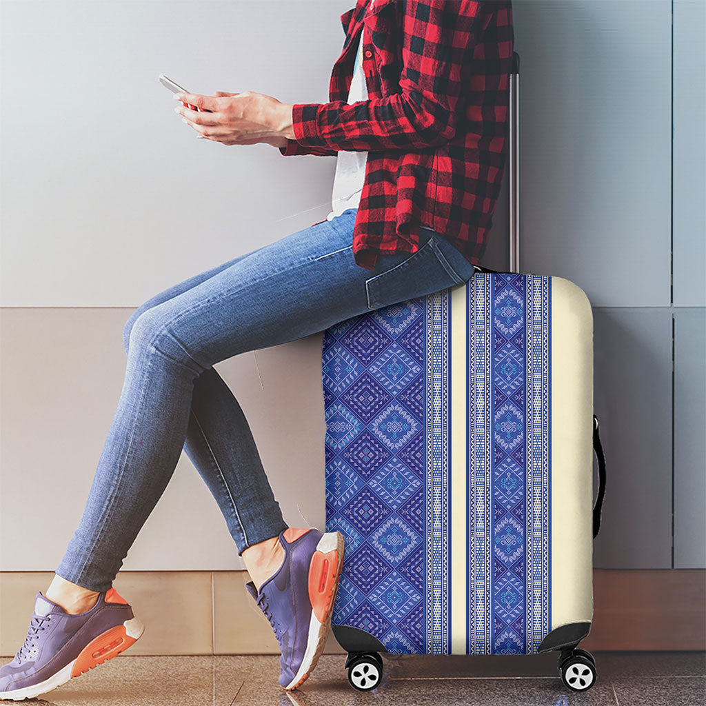 Mabuhay Philippines Festival Luggage Cover Yakan Modern Filipiniana Inspired LT14 - Polynesian Pride