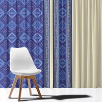 Mabuhay Philippines Festival Window Curtain Yakan Modern Filipiniana Inspired LT14 - Polynesian Pride