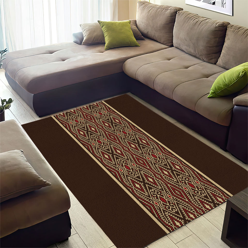 Mabuhay Philippines Festival Area Rug Tnalak Modern Filipiniana Inspired LT14 - Polynesian Pride