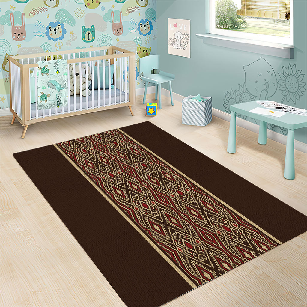 Mabuhay Philippines Festival Area Rug Tnalak Modern Filipiniana Inspired LT14 - Polynesian Pride
