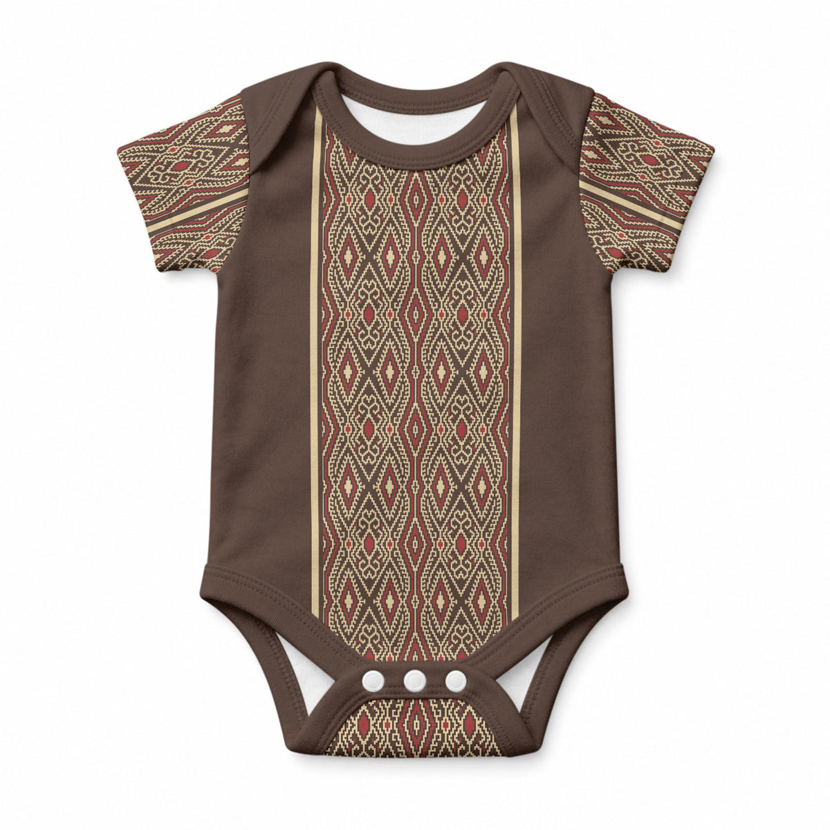 Mabuhay Philippines Festival Baby Onesie Tnalak Modern Filipiniana Inspired