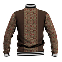 Mabuhay Philippines Festival Baseball Jacket Tnalak Modern Filipiniana Inspired LT14 - Polynesian Pride