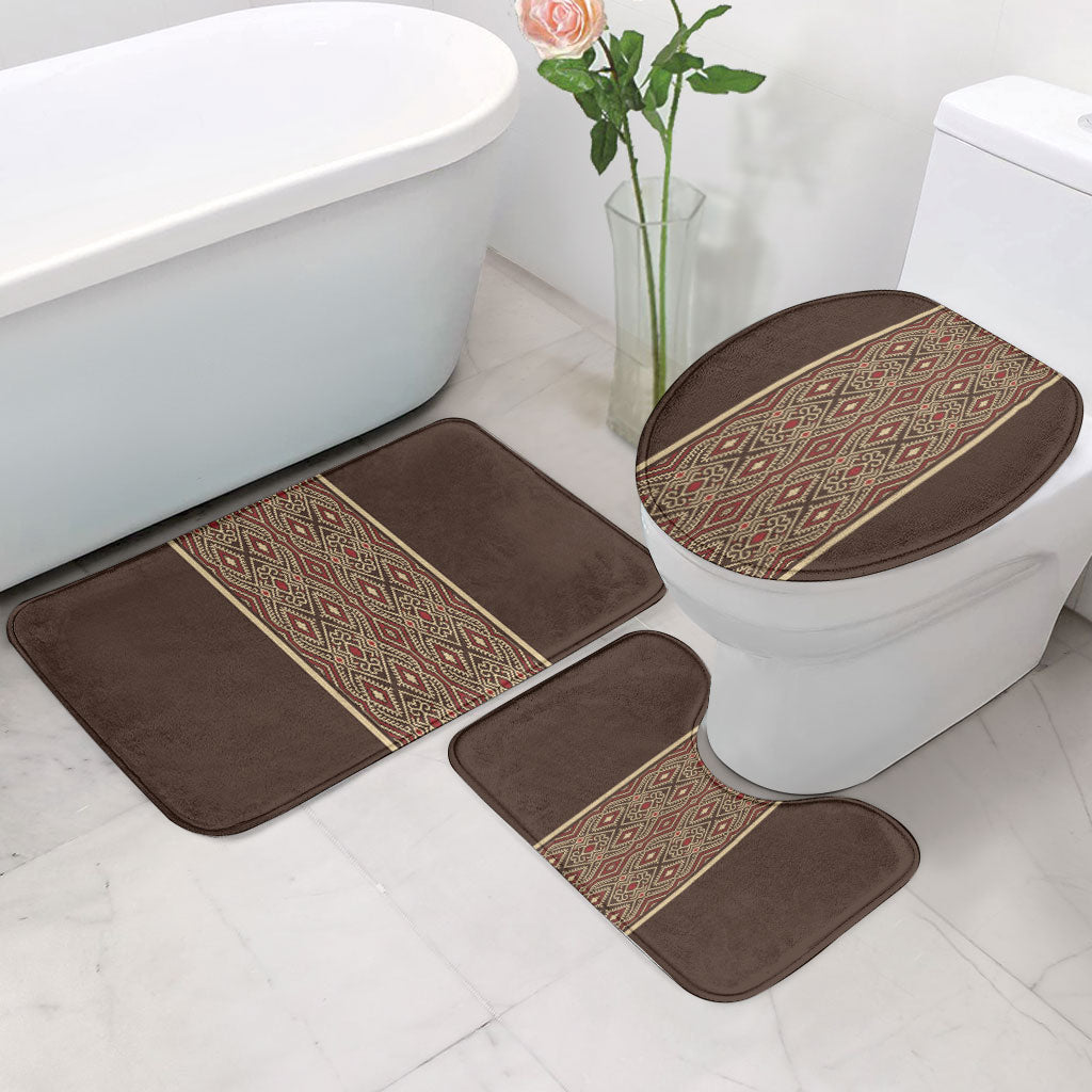 Mabuhay Philippines Festival Bathroom Set Tnalak Modern Filipiniana Inspired LT14 - Polynesian Pride