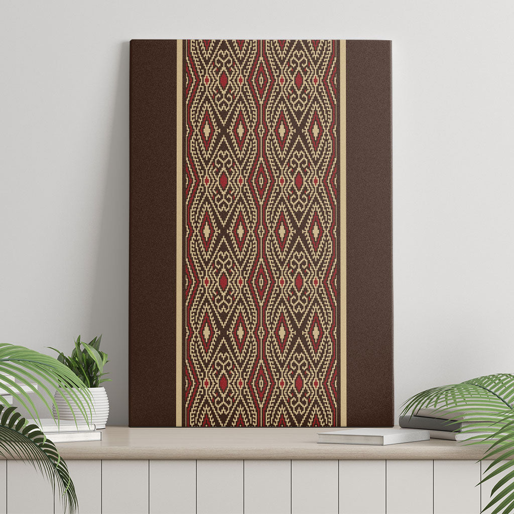 Mabuhay Philippines Festival Canvas Wall Art Tnalak Modern Filipiniana Inspired LT14 - Polynesian Pride