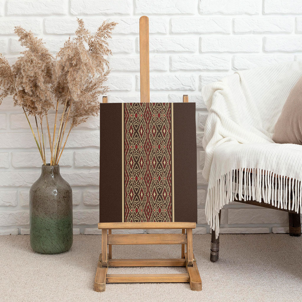 Mabuhay Philippines Festival Canvas Wall Art Tnalak Modern Filipiniana Inspired LT14 - Polynesian Pride
